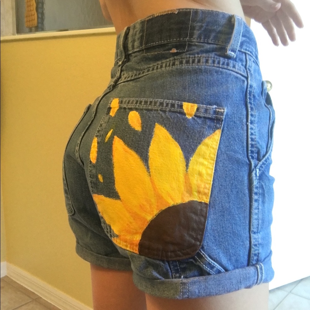 Custom Painted Jeans